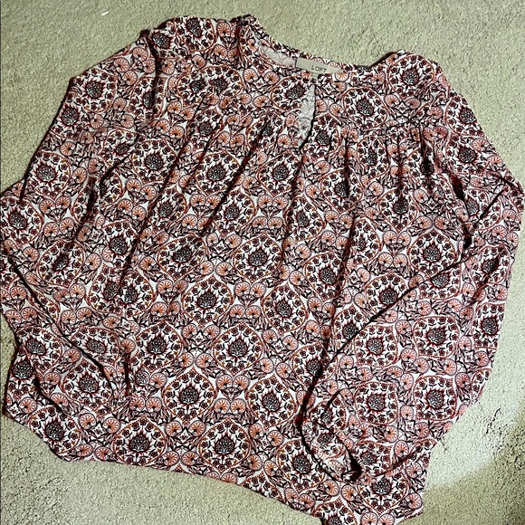 Loft Blouse Loft Printed Blouse - Picture 1 of 10